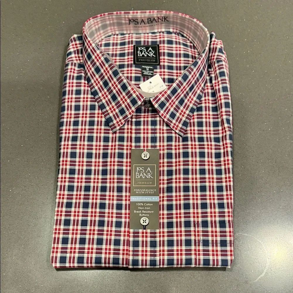 NWT plaid long sleeved shirt